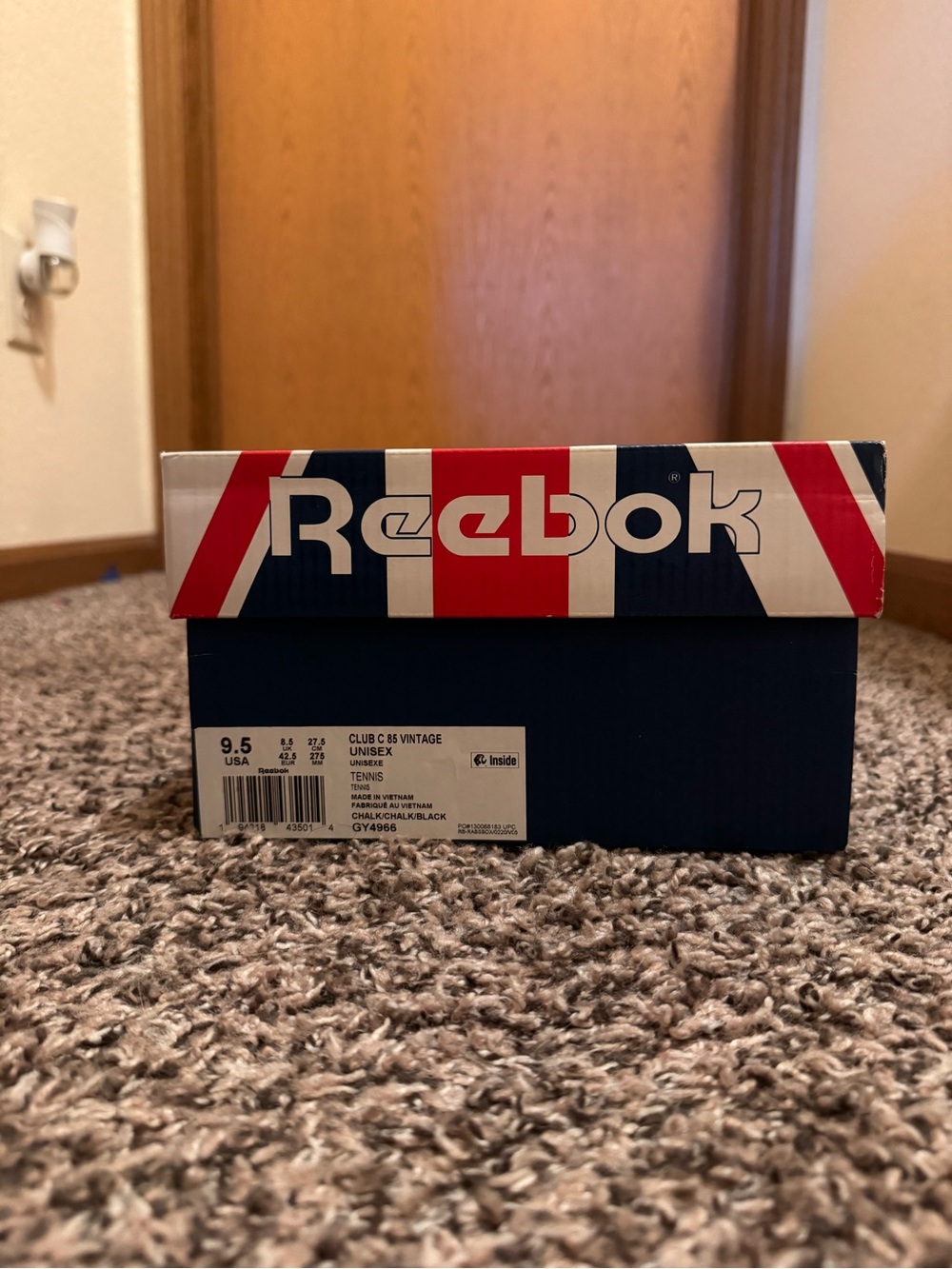 Men’s Reebok club C 85 vintage “chalk and black” - Picture 7 of 7